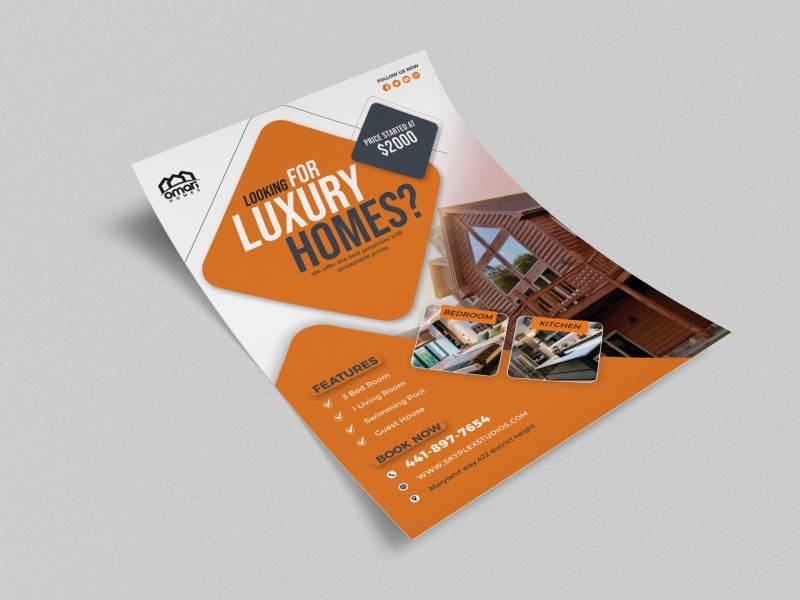 real estate flyer